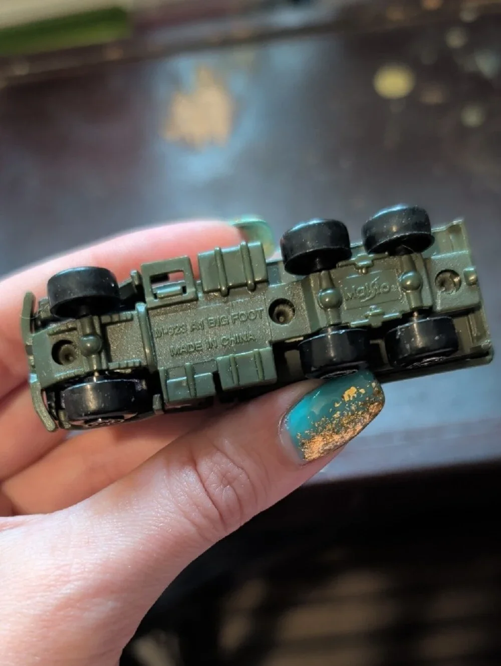 Green Military Cargo Toy Truck for Kids
